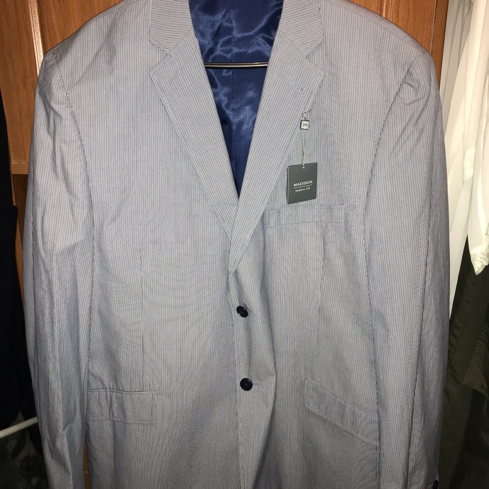 Men’s Stripe Blazer